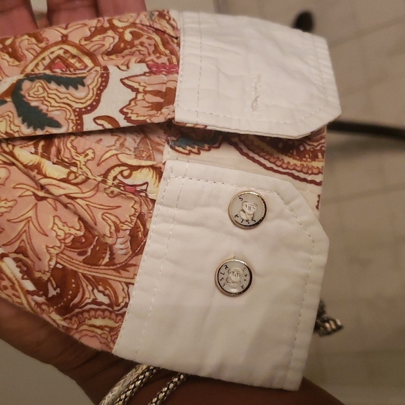 SSLR Men's Collection Paisley Shirt - Picture 8 of 10